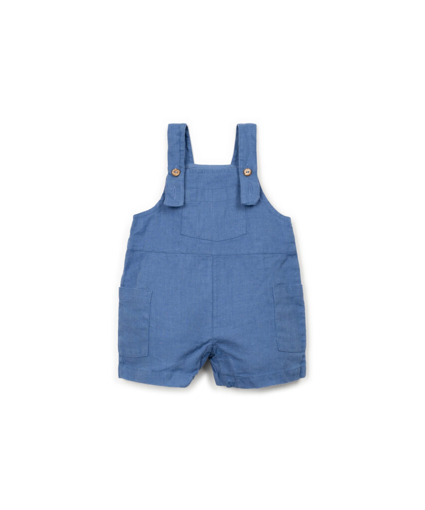 salopette bébé en lin