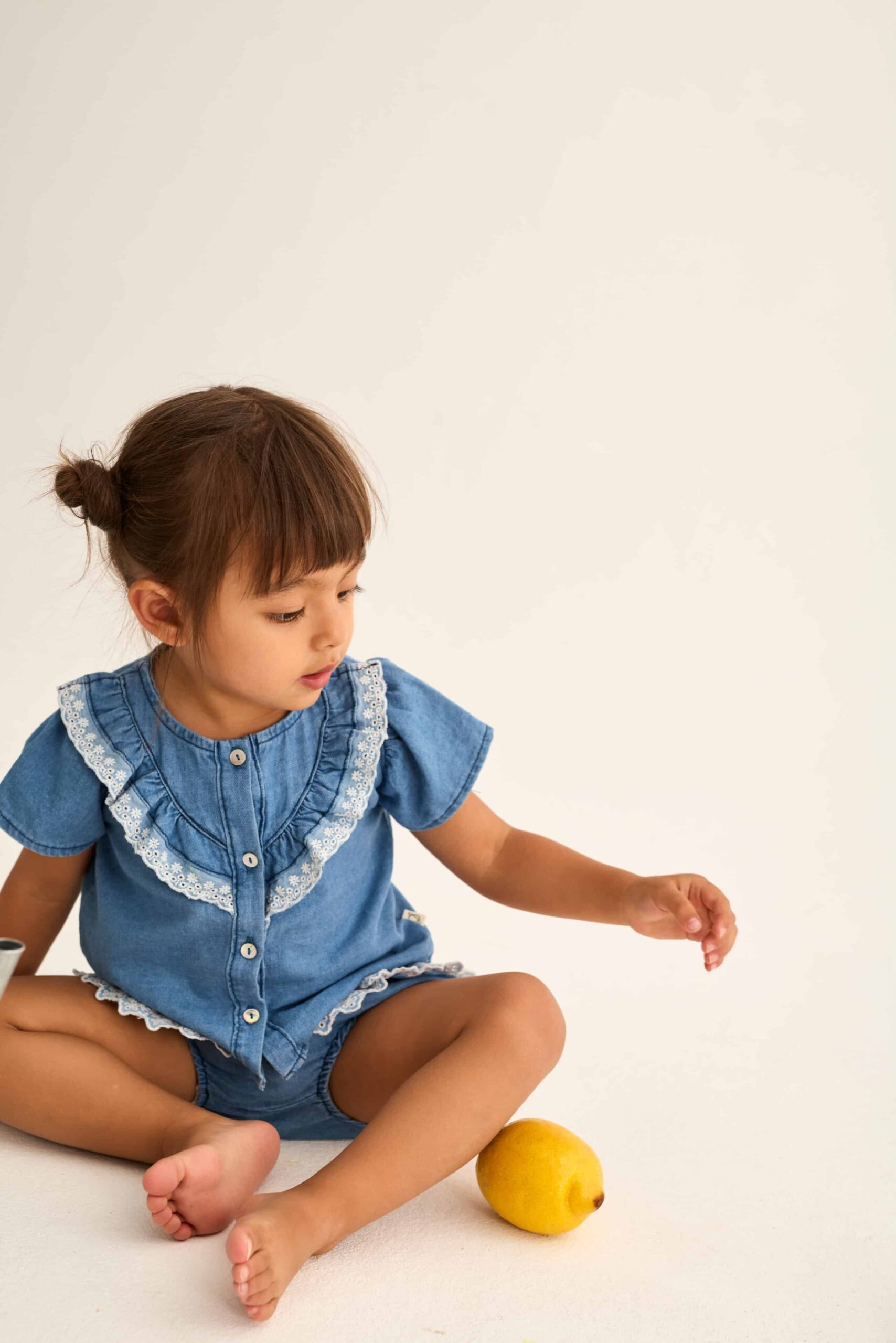 Bluse Malva Peppita blouse bébé en coton biologique certifié BCI et oeko-tex