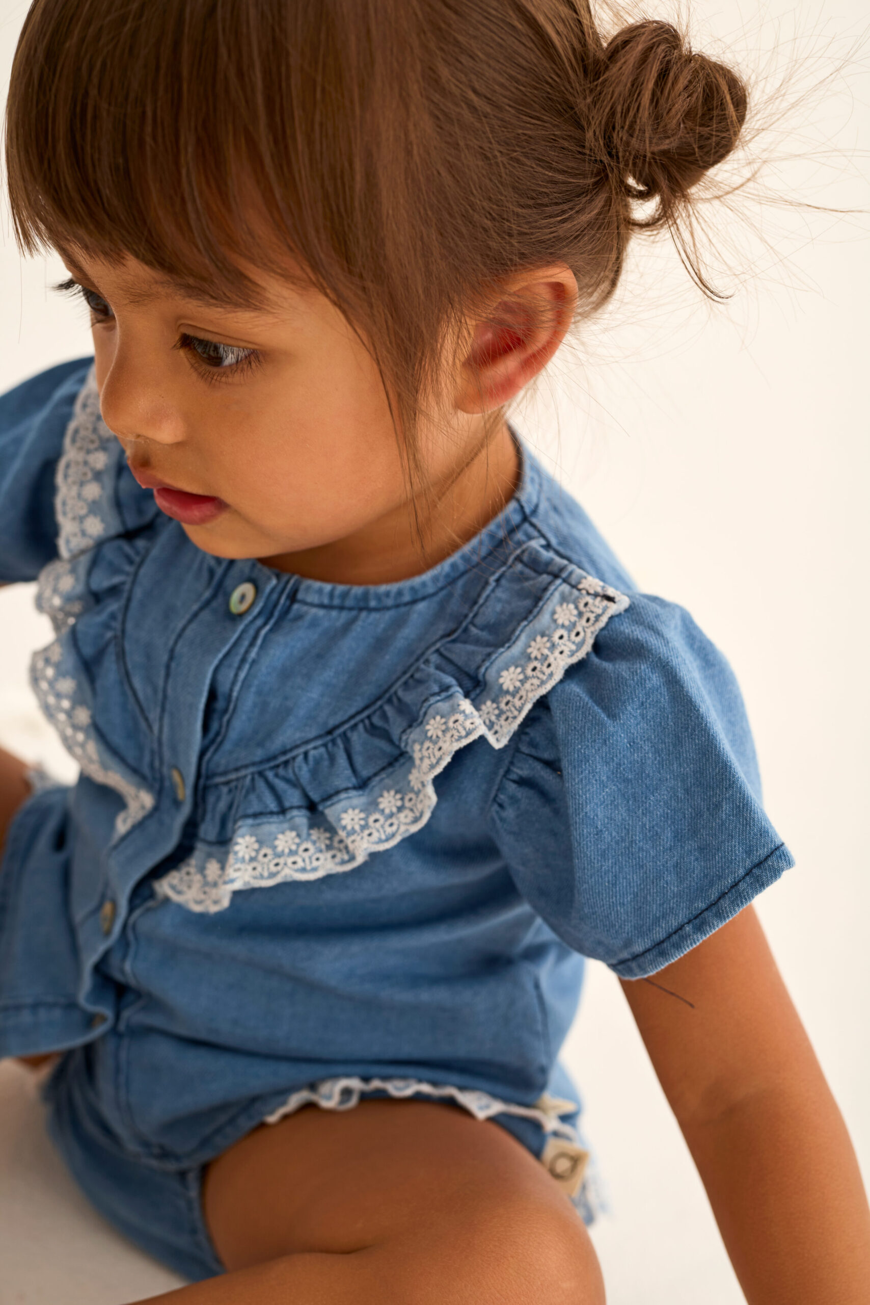 Bluse Malva Peppita blouse bébé en coton biologique certifié BCI et oeko-tex