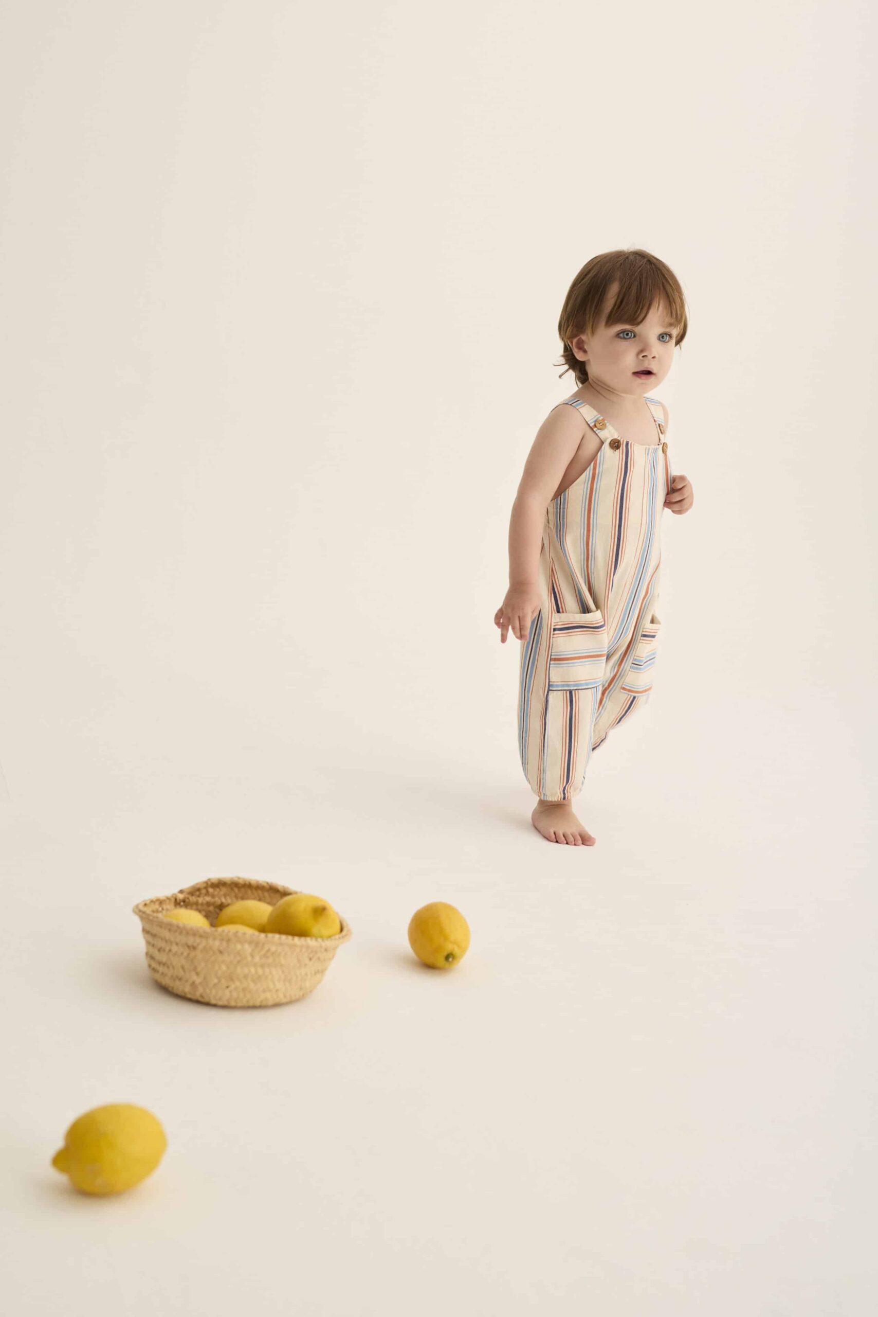 Latzhose Ranger Peppita salopette bébé en coton biologique certifié GOTS et oeko-tex