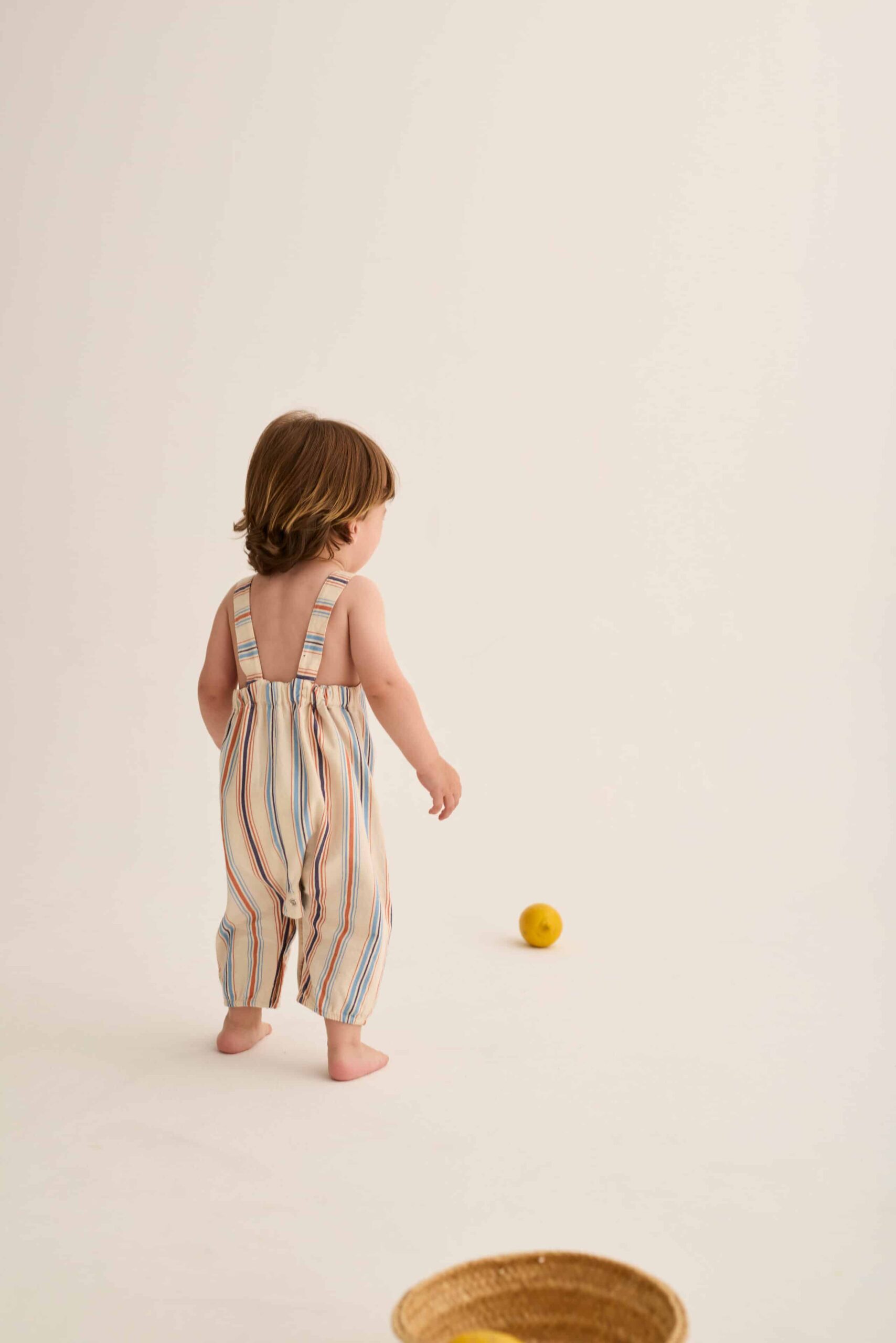 Latzhose Ranger Peppita salopette bébé en coton biologique certifié GOTS et oeko-tex