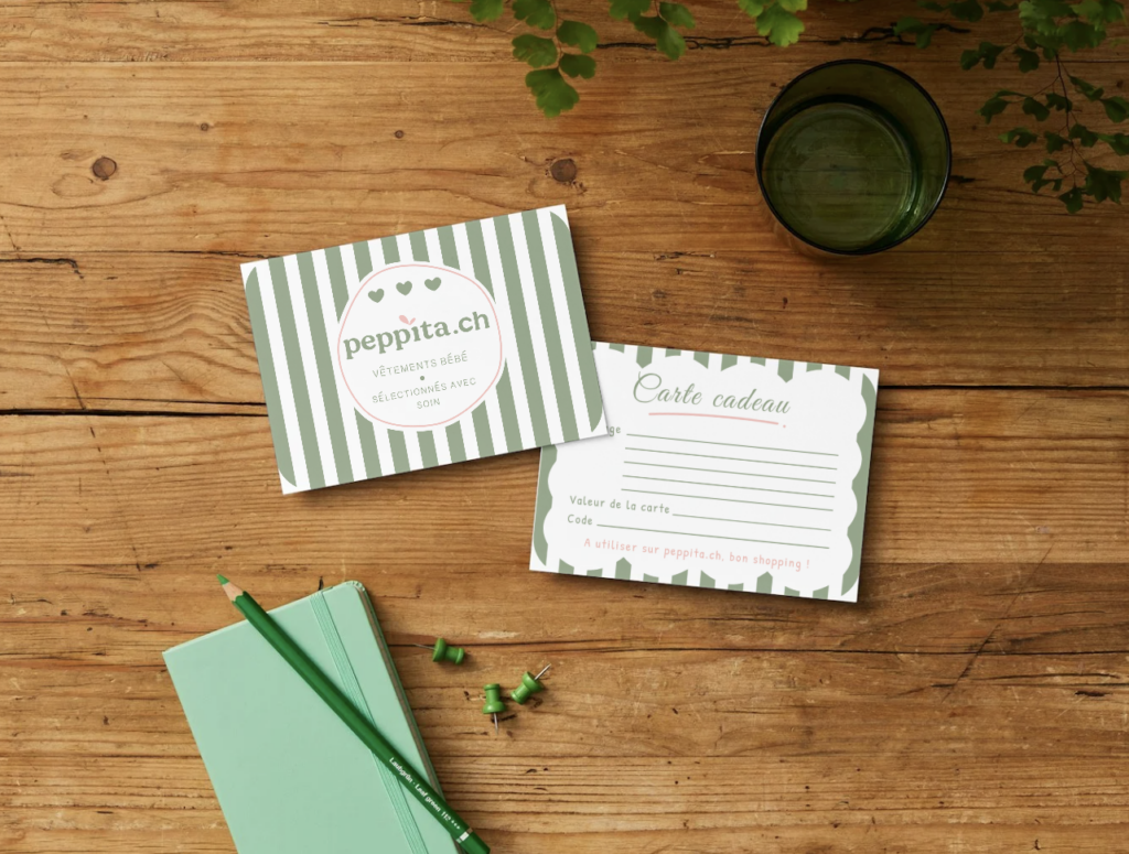 Quel cadeau choisir pour la naissance d'un bébé? Peppita Carte Cadeau