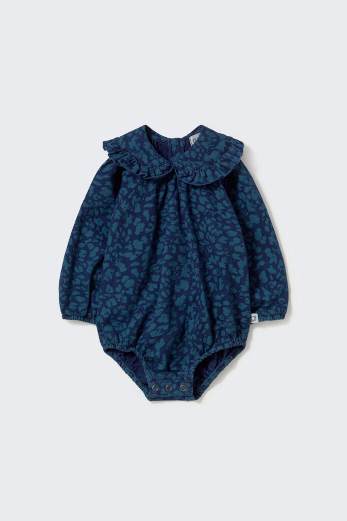 Quel cadeau choisir pour la naissance d'un bébé? Peppita LUCIA340w6 animal soft animal print denim 1 Peppita